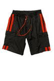 Two Stripe Cargo Pocket Track Jacket Short Suit S-3XL