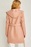 Fleece Belted Hoodie Coat S-XL (3 Colors Available)