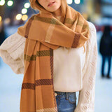 Winter Scarf -Brown/Tan