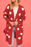 Hearts all over Cardigan (S-XL) 2 Colors Available