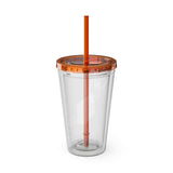 Ice Cream Queen Sunsplash Tumbler with Straw, 16oz