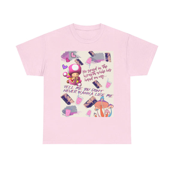 Pink Mushroom Tee- Sizes S-5X