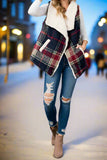 WARM PLAID VEST-One Size Fits All