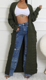 Deep Olive Cardigan