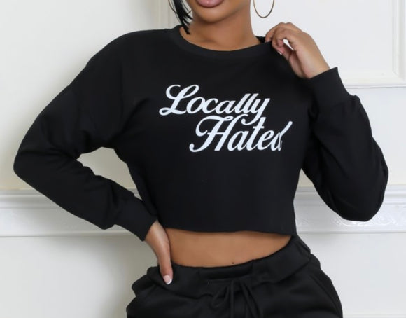 Long sleeve “Locally Hated” Shirt (S-L)