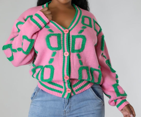 Soro Pink Cardigan